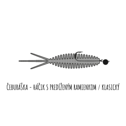 #7121 oukrofishing-privlac-libra-lures-turbo-worm-ceburaska-hacik-s-predlzenym-ramienkom-klasicky